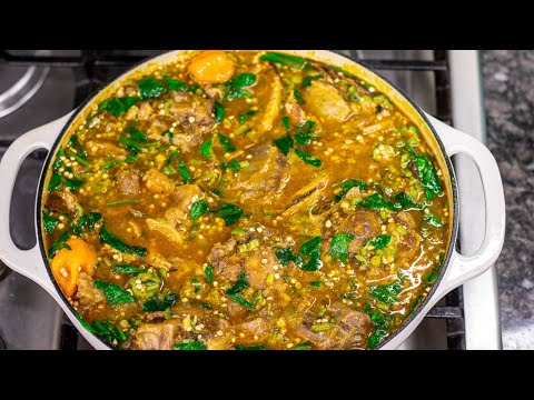 AFRICAN OKRA SOUP | How To Make Okra Soup | Okra Soup With Fufu