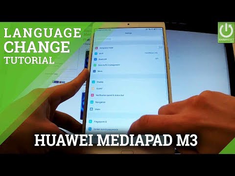 Language in HUAWEI MediaPad M3 - Change Languages in Mediapad