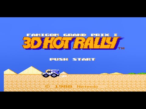 [NES] Famicom Grand Prix II: 3D Hot Rally: Yonque Course 3 All (with ending)