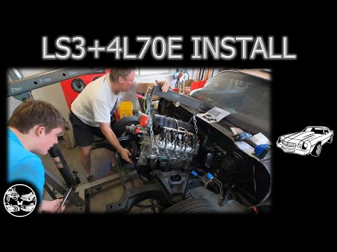 LS Swap 4 - Installing The LS3 And 4L70E In A 1980 Camaro