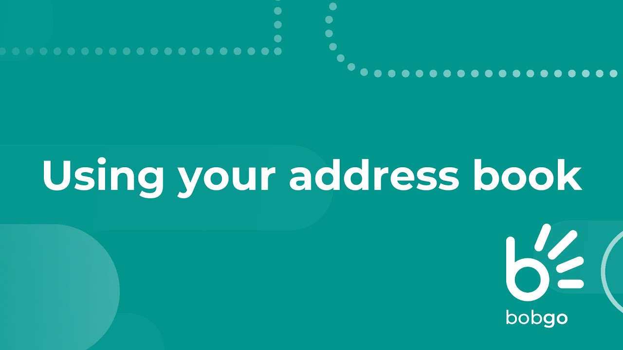Using your address book