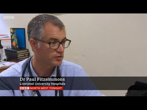 Dr Paul Fitzsimmons on BBC North West Tonight