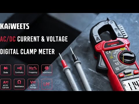 KAIWEETS KC604, hook clamp digital meter DC / AC @Kaiweets