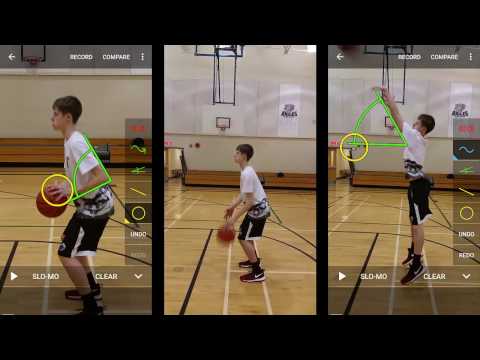 Shooting Correction with "Coach's Eye App