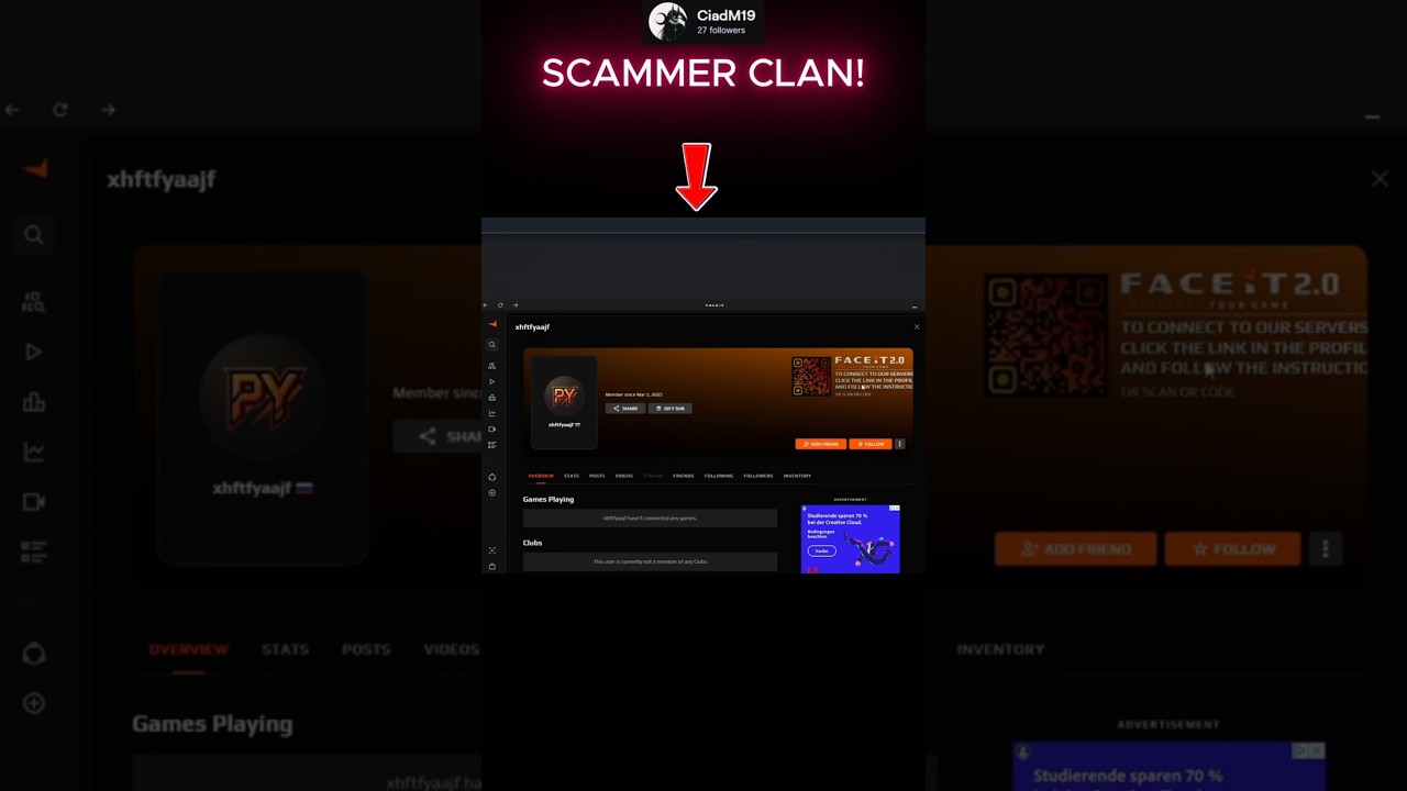 ⚠️FACEIT SCAM!⚠️ This can be you!2025 BE AWARE! #faceit #scam #gaming #cs2 #twitch
