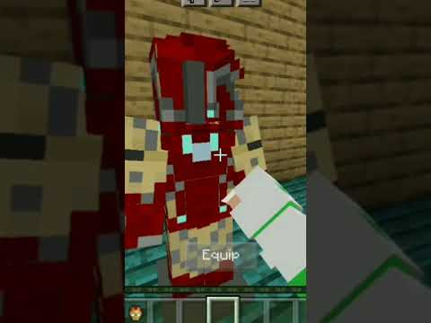 I Stole Iron Man Special Suit In Minecraft #shorts #minecraft