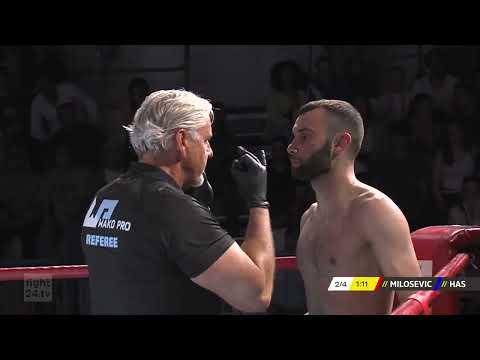 2023 g Milosevic vs Has   Full Fight meč za pojas interkontinentalnog šampiona