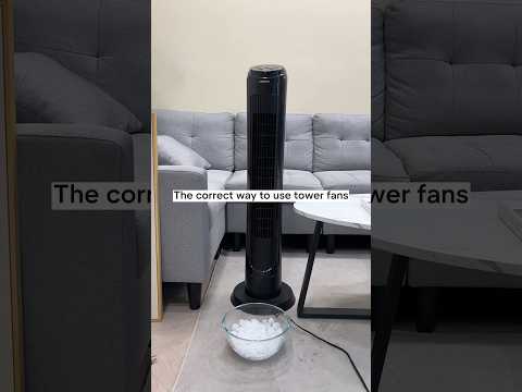 Review the tower fan #costway #review #fans