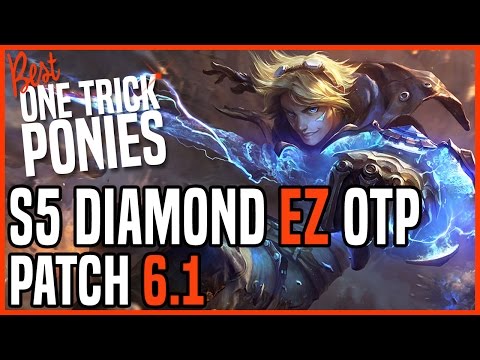 Patch 6.1 Ezreal ADC OTP - Matchup: Lucian - Ranked KR