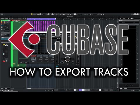 How To Export Tracks In Cubase l Quick & Easy l Cubase Tutorial