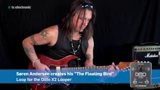 Søren Andersen creates his “The Floating Bird” loop for the Ditto X2 Looper