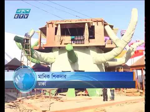 পদ্মা সেতুর আদলে এবারের বাণিজ্য মেলার গেট