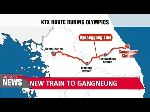New KTX Gyeonggang Line opens, taking passengers from Seoul to Gangneung in less than 2 hours