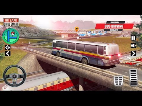 Indian Police Bus Simulator | Bus Transporter New Blue Bus Unlocked - Android GamePlay - Car Games