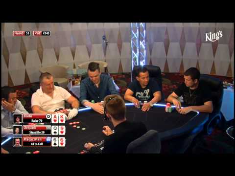 CASH KINGS E17 2/2 - DE - NLH 5/10 ante 5 - Live cash game poker show