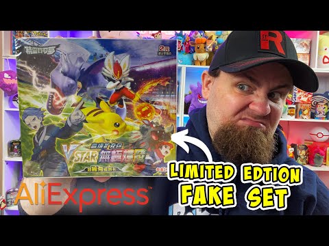 This Aliexpress Limited Edition Fake Pokemom Booster Box is Weird
