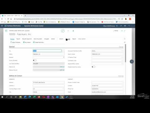 See video How to Configure and Use the Send Feature in Dynamics 365 Business Central to Distribute Documents