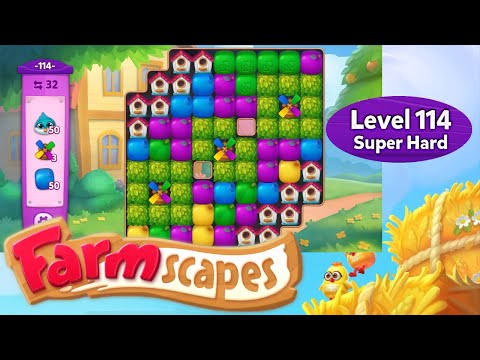 Farmscapes Level 114 Super Hard | No Boosters | Playrix