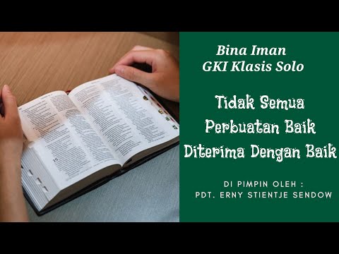 Bina Iman GKI Klasis Solo 11 Oktober 2023