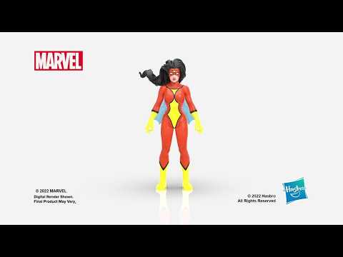 Marvel Legends Series Retro 375 Collection Spider-Woman Action Figures (3.75”) thumbnail