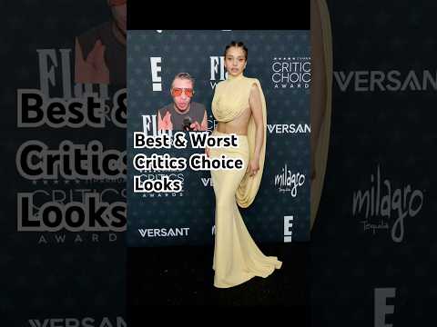 Best & Worst Dressed: Critics Choice Awards 👎🏻👍🏼 #redcarpet #fashion #review