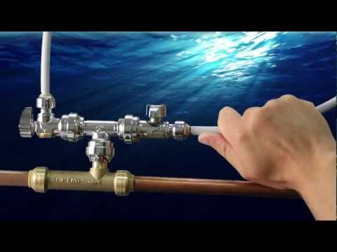 SharkBite Tee Adapter - Installing Water Supply Lines