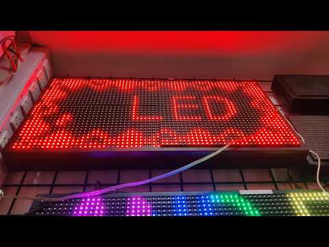 Reolite blue and red led moving display 4 ft x 6 inch