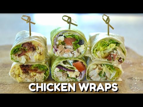 Hähnchen-Wrap zum Mittagessen – 3 Varianten | Rezepte mit Hähnchenresten