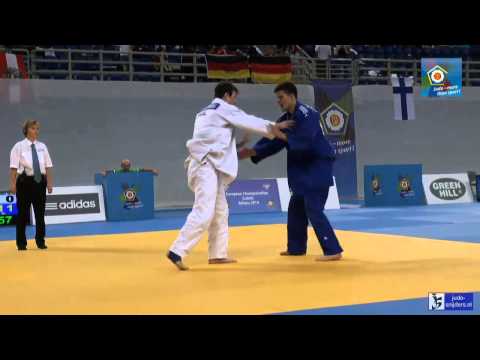 Judo 2014 European Championships Cadets: Majowski (POL) - Petkus (LTU) [+90kg] rep