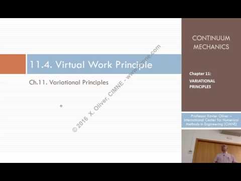 Continuum Mechanics – Ch11 – Lecture 5 – Virtual Work Principle