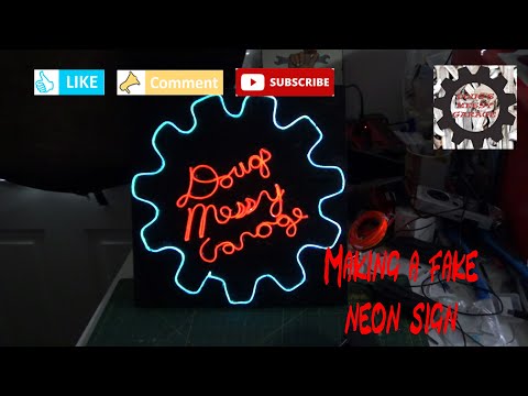 How To Make a Fake Neon Sign Using EL Wire: AN ELECTRONIC ADVENTURE