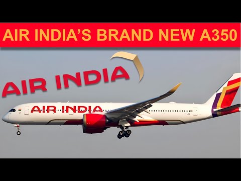 Trying AIR INDIA’S New FLAGSHIP Aircraft - Flying their FIRST A350!