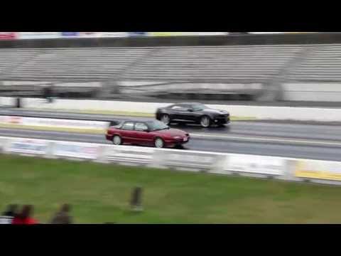 Turbo Saturn SL2 Drag Race - 11.937 @ 119.14 MPH