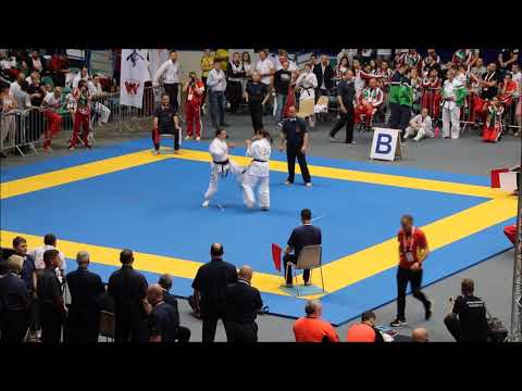 EC2018 Women 55kgs  Litovska Violeta Bulgaria Vs Bielska Anna Poland