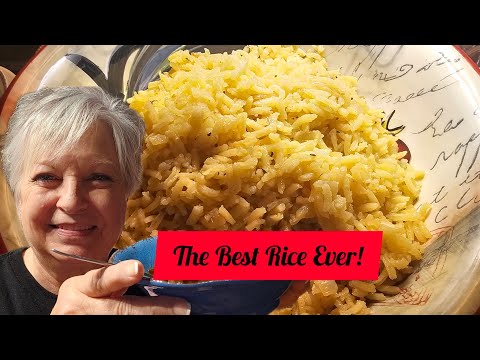 Golden Onion , Butter Rice, The Best Rice Ever! Easy side dish