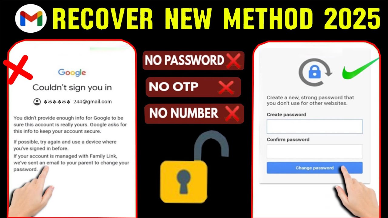 Gmail Account Recovery 2025