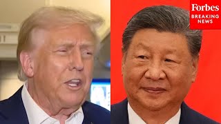 Trump Says He Told Xi Chip Sales Are 'Really Between You And Nvidia' But 'Not The Blackwell'