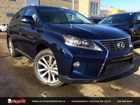 New Deep Sea Blue 2015 Lexus RX 350 AWD Sportdesign Edition Review Downtown Edmonton