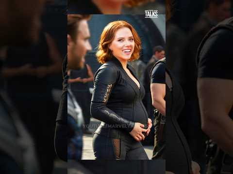 How Pregnant Scarlett Johansson Filmed Avengers in Secret? #marvel #deadpool #blackwidow