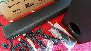 HISENSE HS218 Unboxing + Setup with Demo