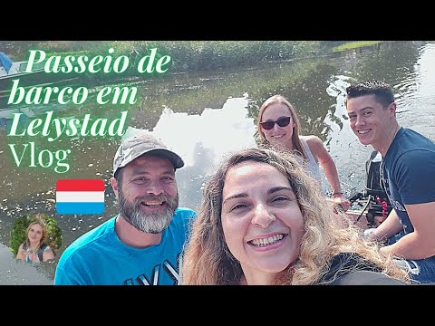 Passeio de barco Lelystad Nederland #luckykati #krexperiences #nederland #vlog
