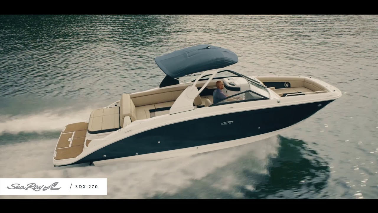 Официальный трейлер Sea Ray SDX 270