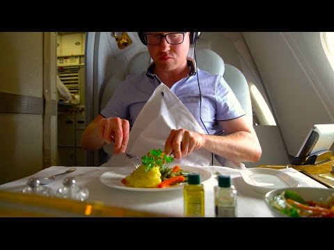Brand New Emirates A380 FIRST Class Review - Christchurch to Sydney (A6-EUK) Video