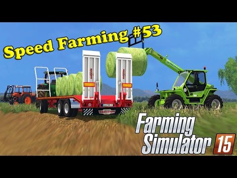 Farming Simulator 15 - Speed Farming #53 - Bales, bales and bales! [Multiplayer]