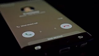 Incoming Phone Call Stock Video