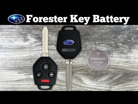 2014 - 2021 Subaru Forester Key Fob Battery Replacement - How To Change Replace Remote Batteries