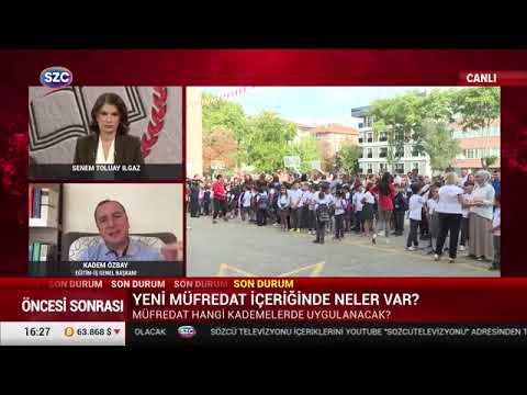 Genel Başkanımız Kadem Özbay, Sözcü Televizyonu`nda yayınlanan Öncesi Sonrası programında gazeteci Senem Ilgaz`ın canlı yayın konuğu oldu ve müfredat değişikliği ile ilgili açıklamalarda bulundu.26/04/2024 | EĞİTİM İŞ