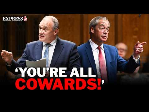'Brexit BETRAYAL!' - Nigel Farage and Ed Davey lock horns in HEATED Commons clash on ECHR