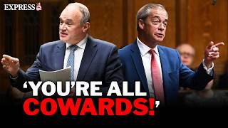 'Brexit BETRAYAL!' - Nigel Farage and Ed Davey lock horns in HEATED Commons clash on ECHR