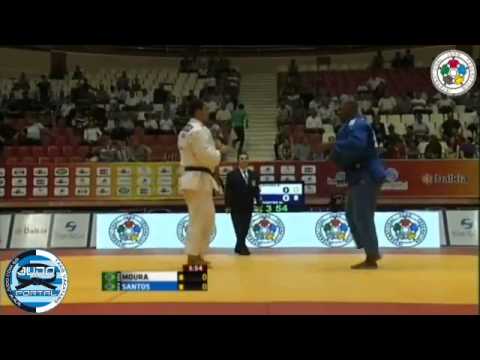 Judo Grand Slam Baku 2013 Final o100kg MOURA David (BRA) - SANTOS Walter (BRA)